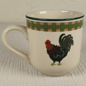 International China Rooster Morn Coffee Cup Farmhouse Rooster Julie Ingleman